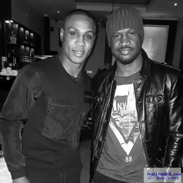 Photo: Peter Okoye meets Odion Ighalo